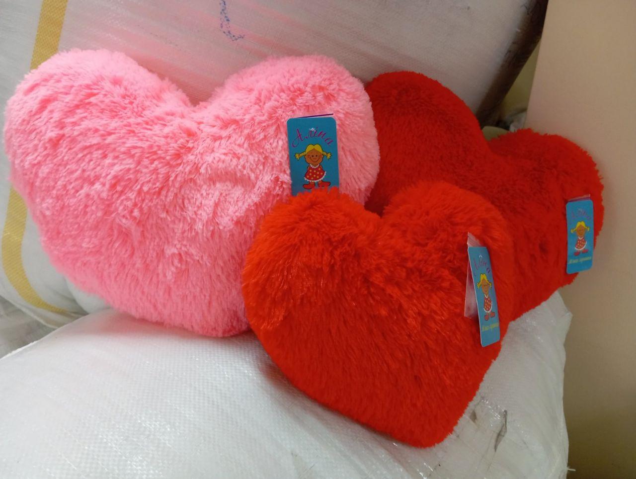 М'яка іграшка подушка Серце 15 см Рожевий (23813) - фото 3 М'яка іграшка подушка Серце 15 см Рожевий (23813) - фото 3