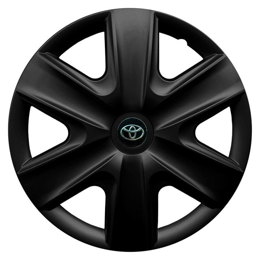 Комплект колпаков JAWOPLAST Hexan R15 для Toyota 4 шт. Black (28434915)