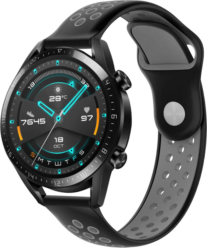 Ремешок Sport для Huawei Watch GT 22 мм Black Grey (23043-53)