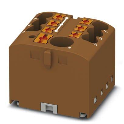 Розподільний блок Phoenix Contact PTFIX 6/6X2,5 BN 450В 24A Push-in Коричневий (3273340)