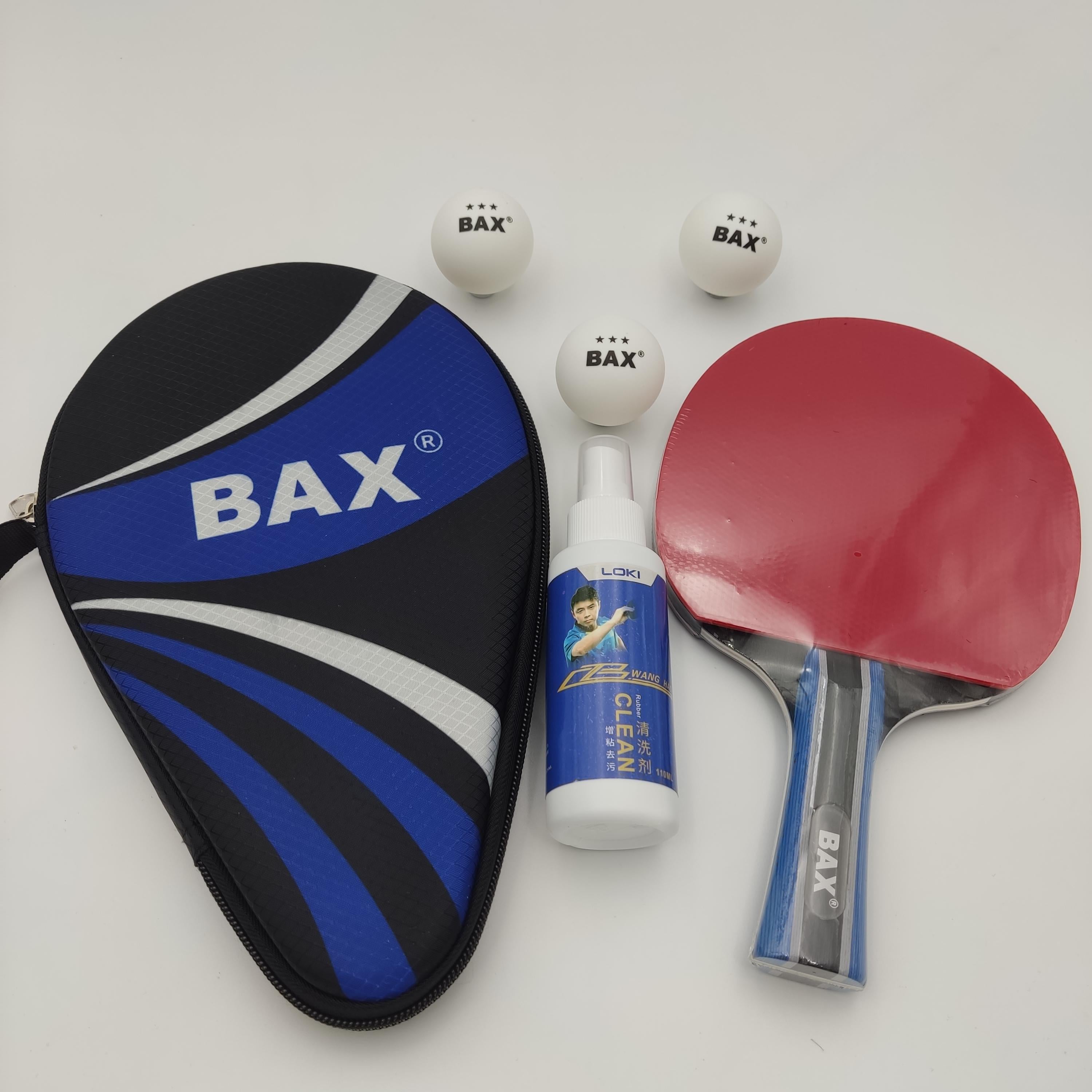 Ракетка для настільного тенісу Bax у чохлі та м'ячиками 3 шт. (151311+151310+151307)