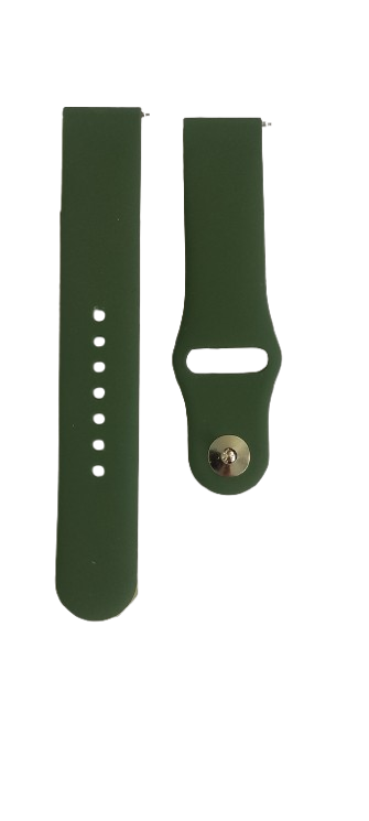 Ремешок для часов силиконовый 20х175 мм Atrovirens (2890) Ремешок для часов силиконовый 20х175 мм Atrovirens (2890)