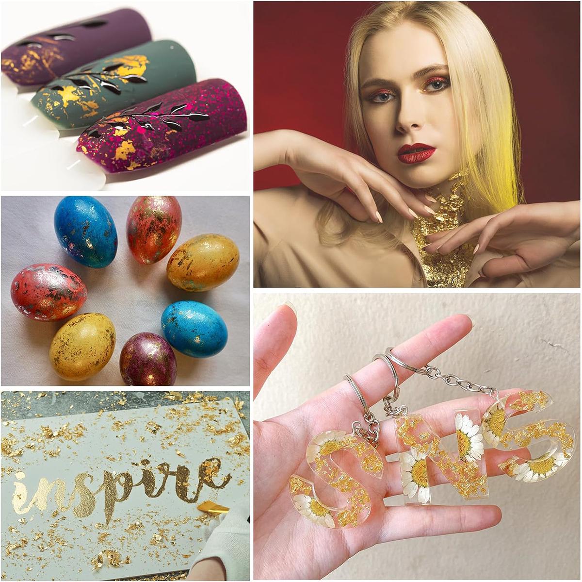 Поталь у пластівцях для декорування 15 г Золотий (Flake-15-G) - фото 12 Поталь у пластівцях для декорування 15 г Золотий (Flake-15-G) - фото 12