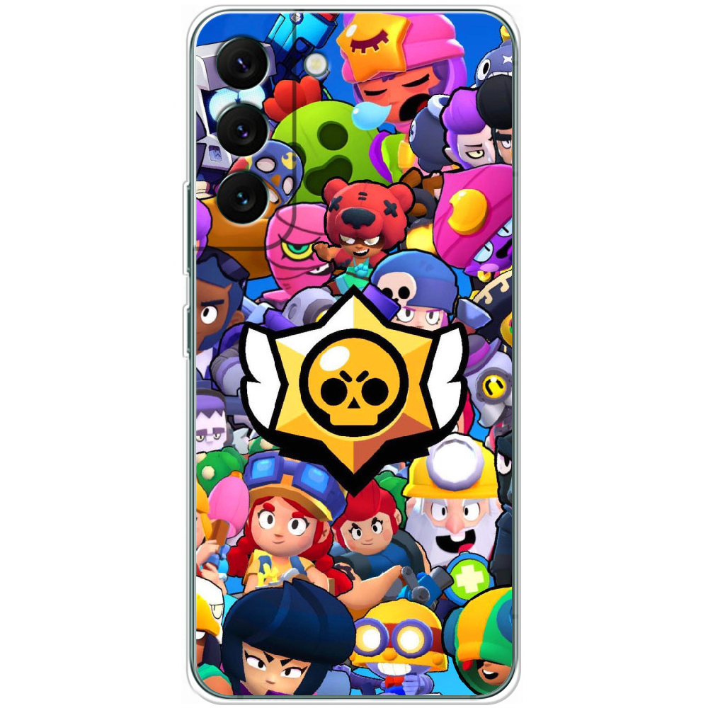 Чохол BoxFace Samsung Galaxy S22 (S901) Brawl Stars Прозорий силікон (44180-up2389-44180)