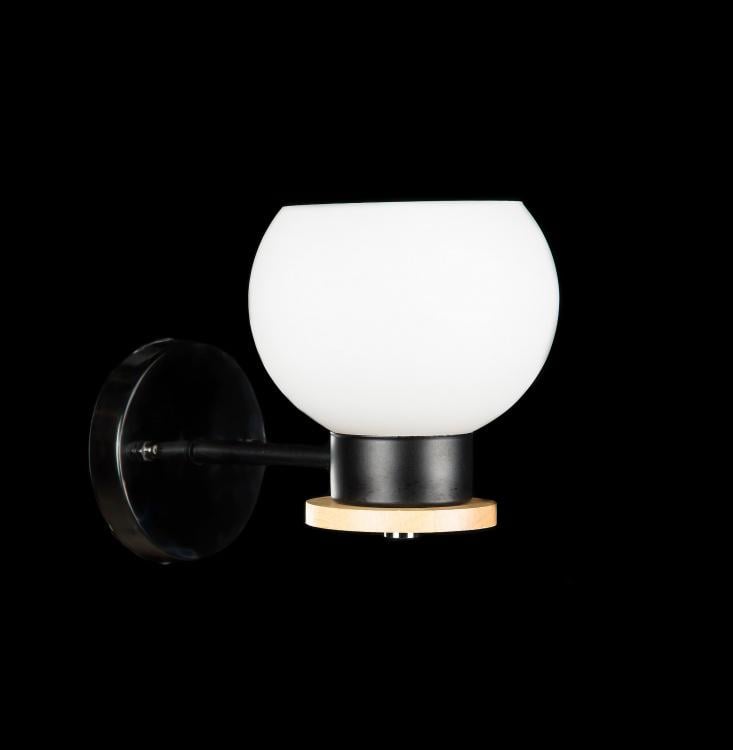 Бра с плафонами Ray B9747B/1W BLK+CR (IR005121)