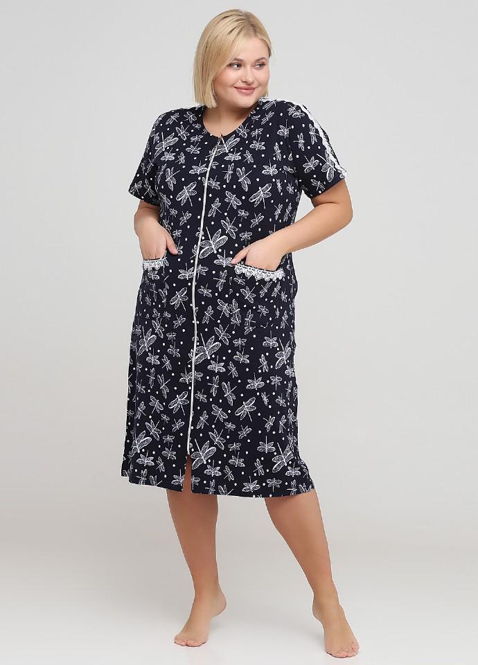 Халат Rukim 5XL Синий (8090) Халат Rukim 5XL Синий (8090)