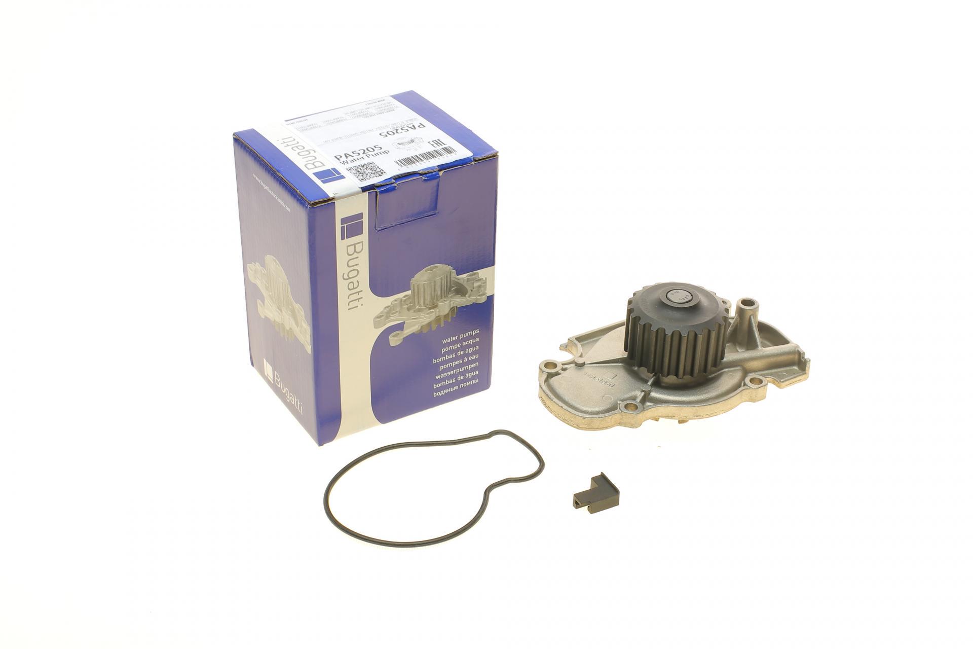 Помпа воды Bugatti Honda Accord IV/V/VI 1.8/1.9i/2.0 16V/2.2/2.2i 16V/2.3 90-03 R/B 7 лоп. PA5205