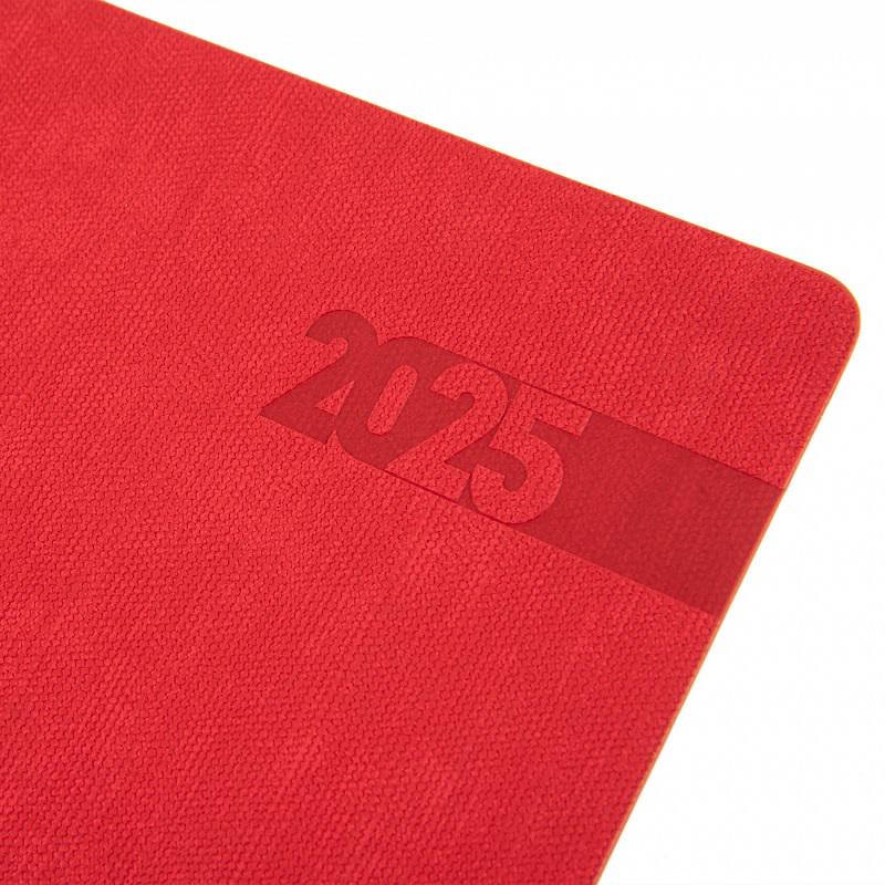 Щоденник датований Leo Planner Boss 2025 А5 368 стор. м'який Червоний (252516) - фото 4