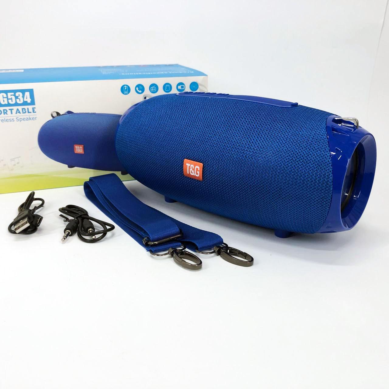 Колонка портативная с ремешком TG534 SD IPX5 Синий - фото 6 Колонка портативная с ремешком TG534 SD IPX5 Синий - фото 6
