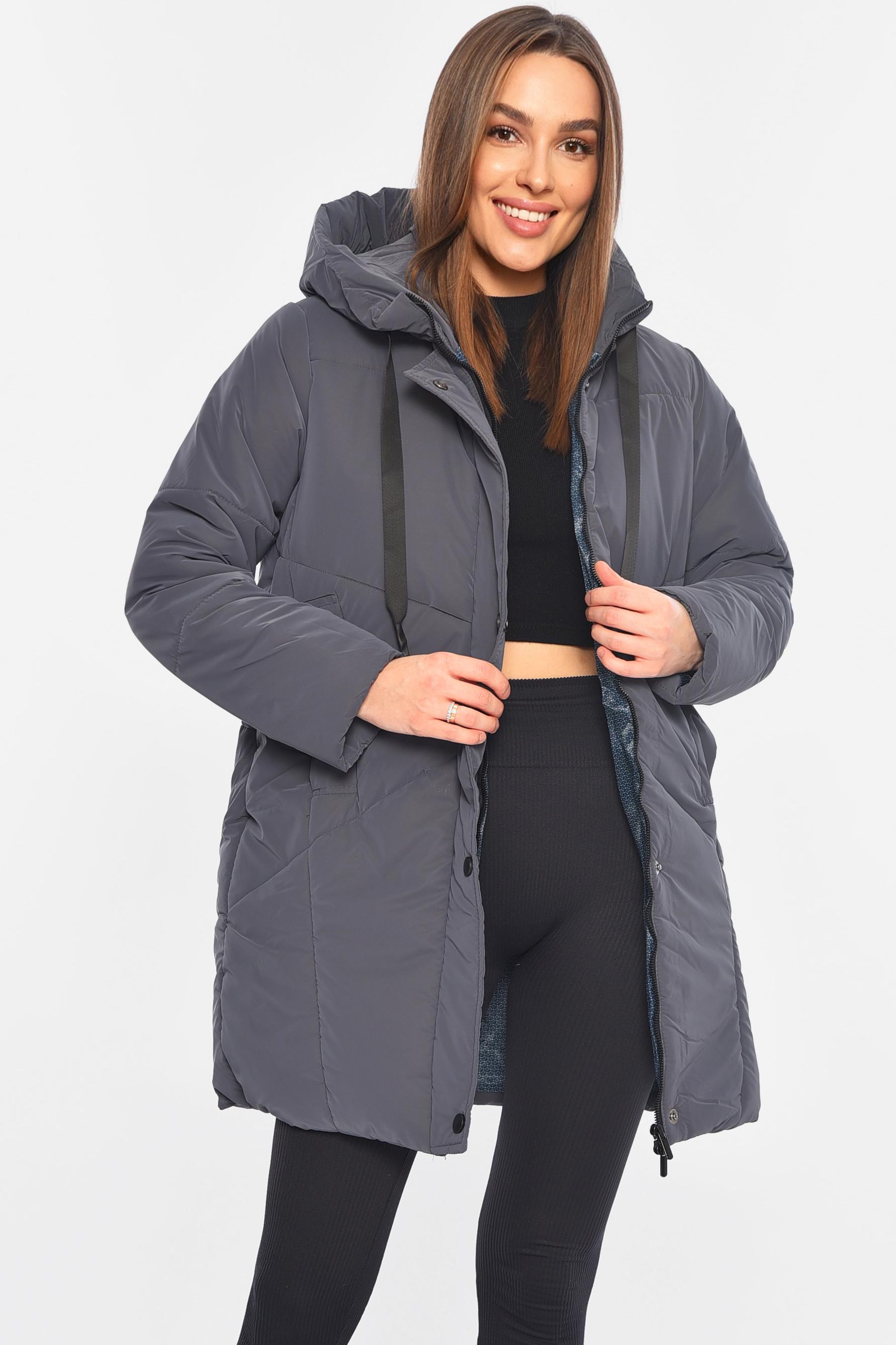 Куртка женская демисезонная M Графитовый (196413)