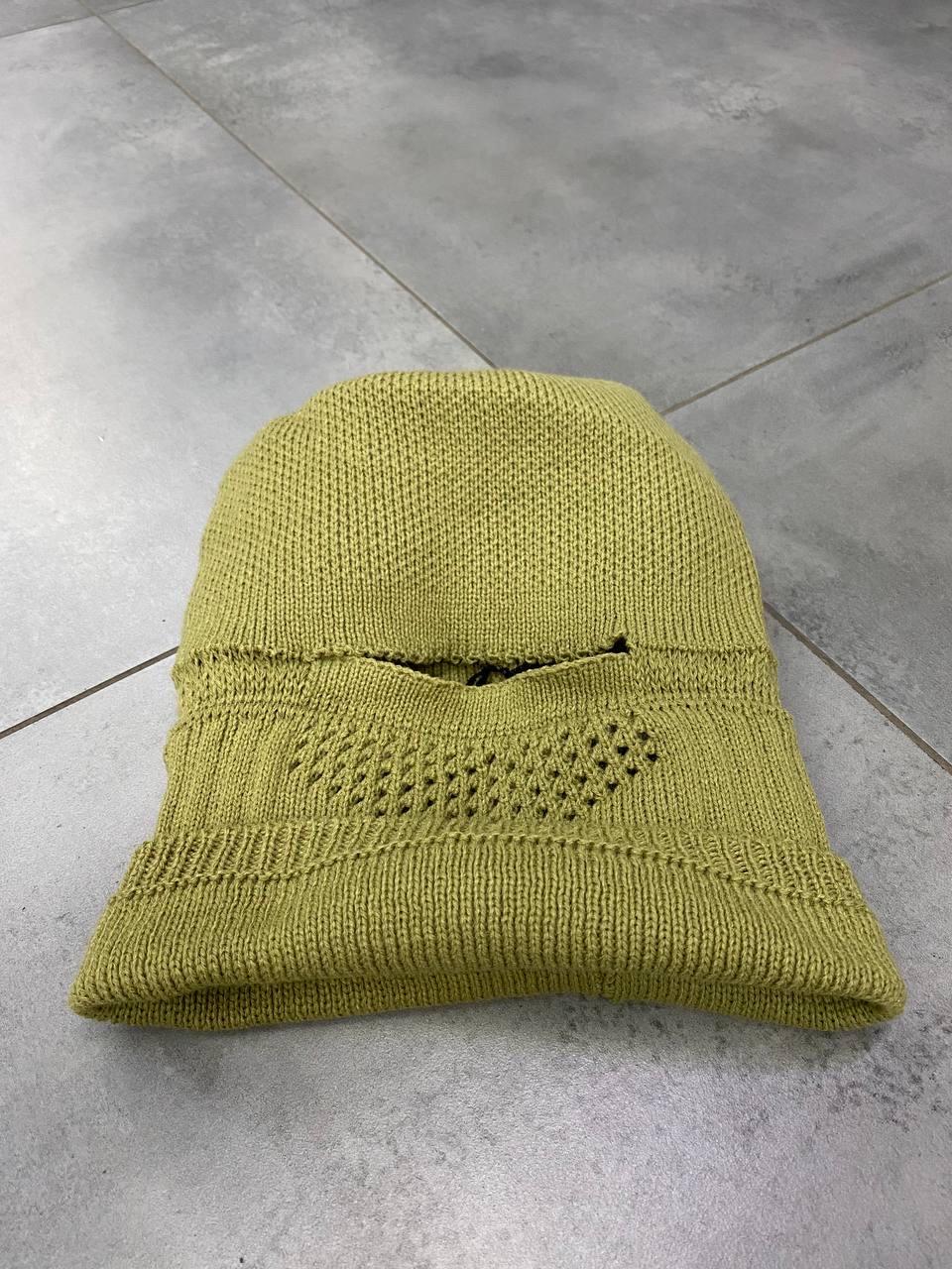 Шапка балаклава тепла 100% acrylic Олива