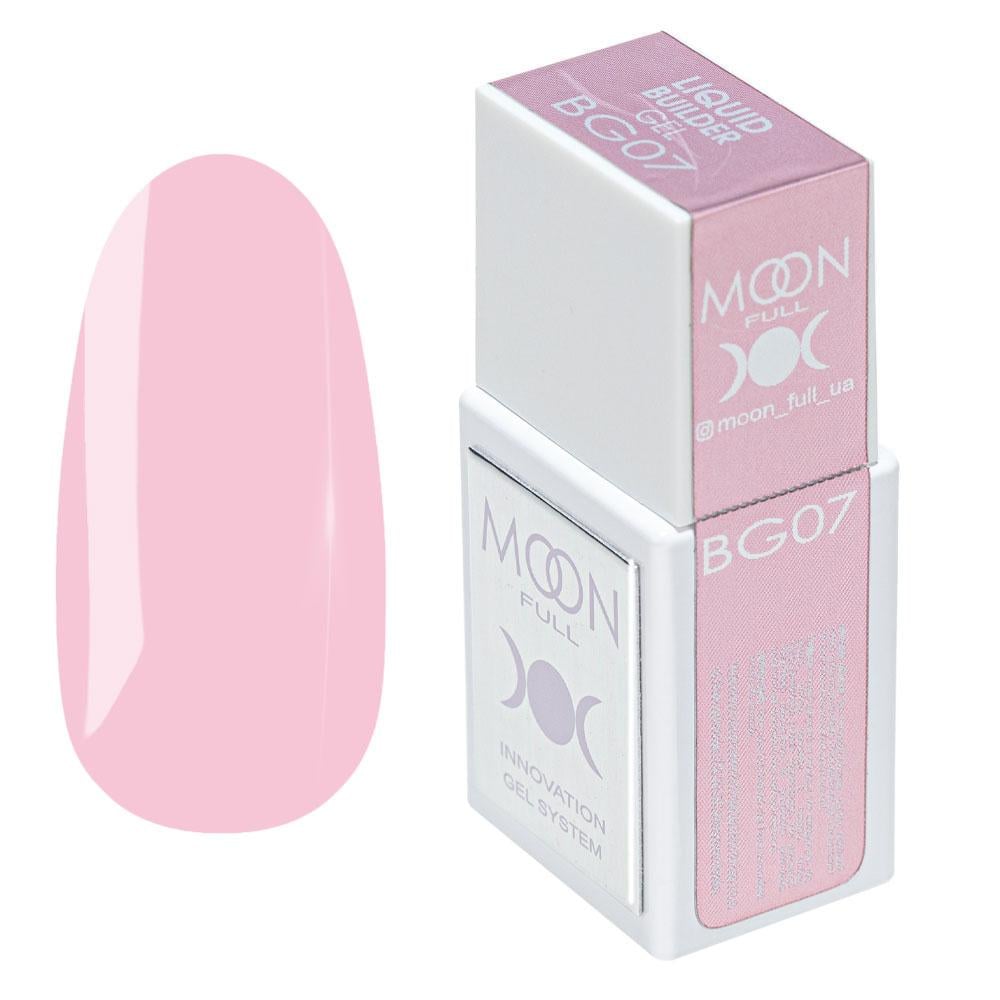 Гель для наращивания моделирующий Moon Full Liquid Builder Gel №BG07 15 мл