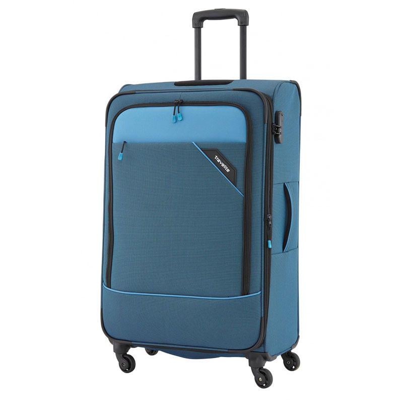 Чемодан на 4 колесах Travelite Derby L 102 л Blue (TL087549-20)