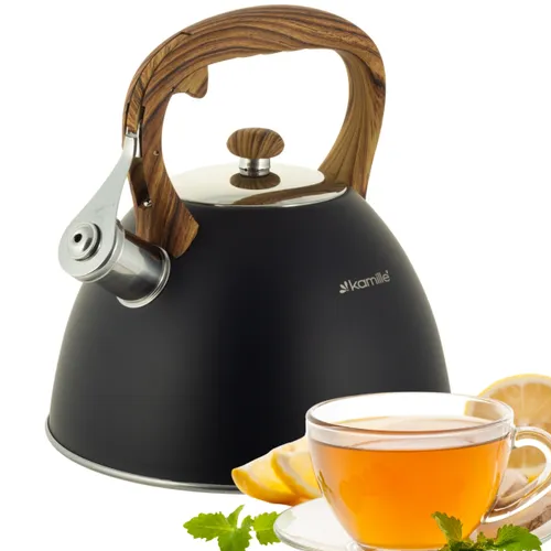 Чайник Kamille 854 3 л нержавіюча сталь зі свистком (УТ000094598)