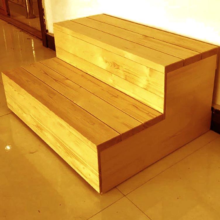 Скамейка-ступенька из дерева Новитна Карри (ССТ-000803)