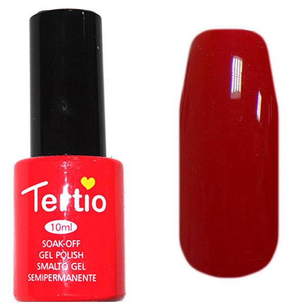 Гель-лак Tertio 004 Кораллово-красный эмалевый
