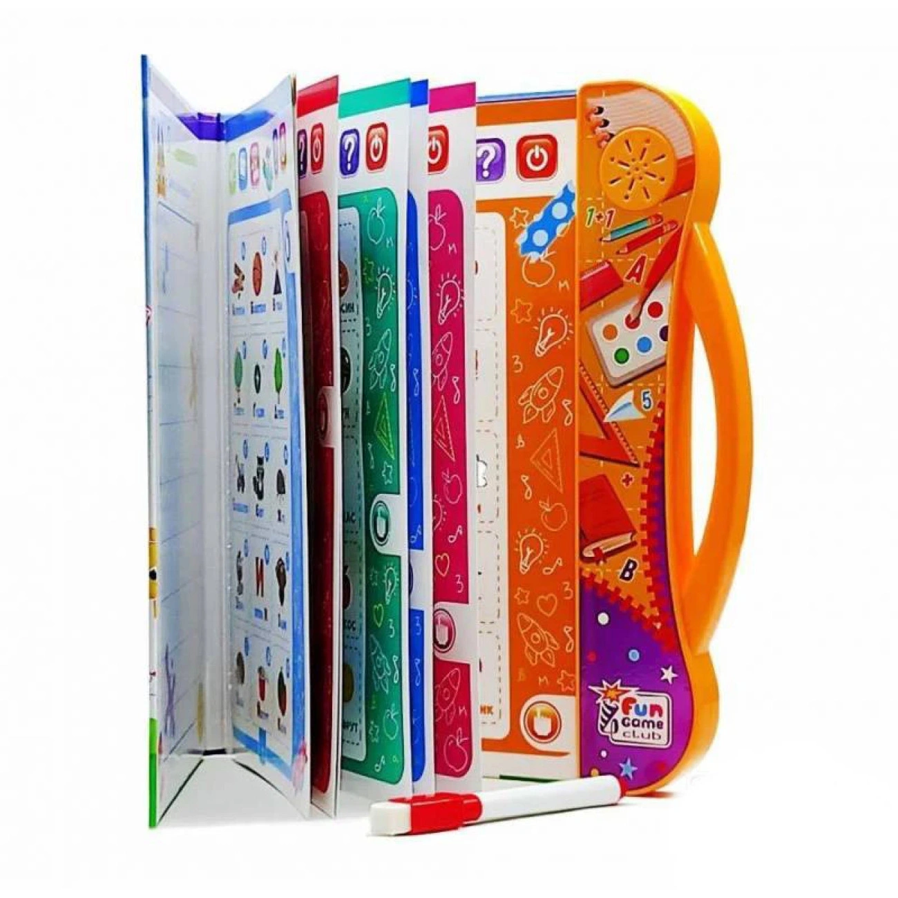 Интерактивная игрушка Моя первая умная книжка с прописями и звуком (26431479)