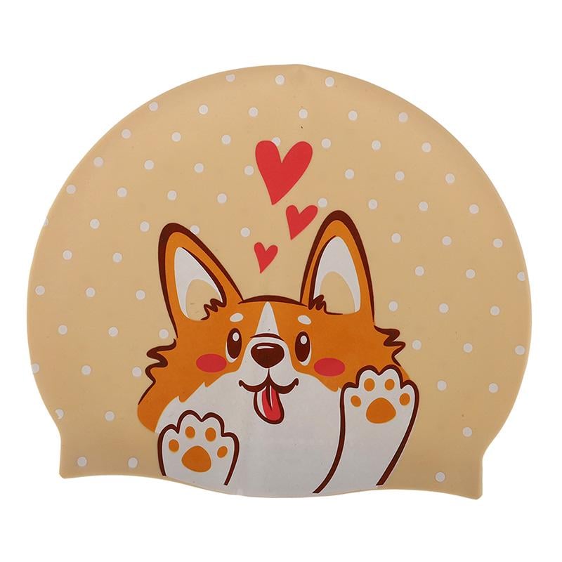 Шапочка для плавания Mad Wave юниорская Junior Corgi M057311 Бежевый (60444258) Шапочка для плавания Mad Wave юниорская Junior Corgi M057311 Бежевый (60444258)