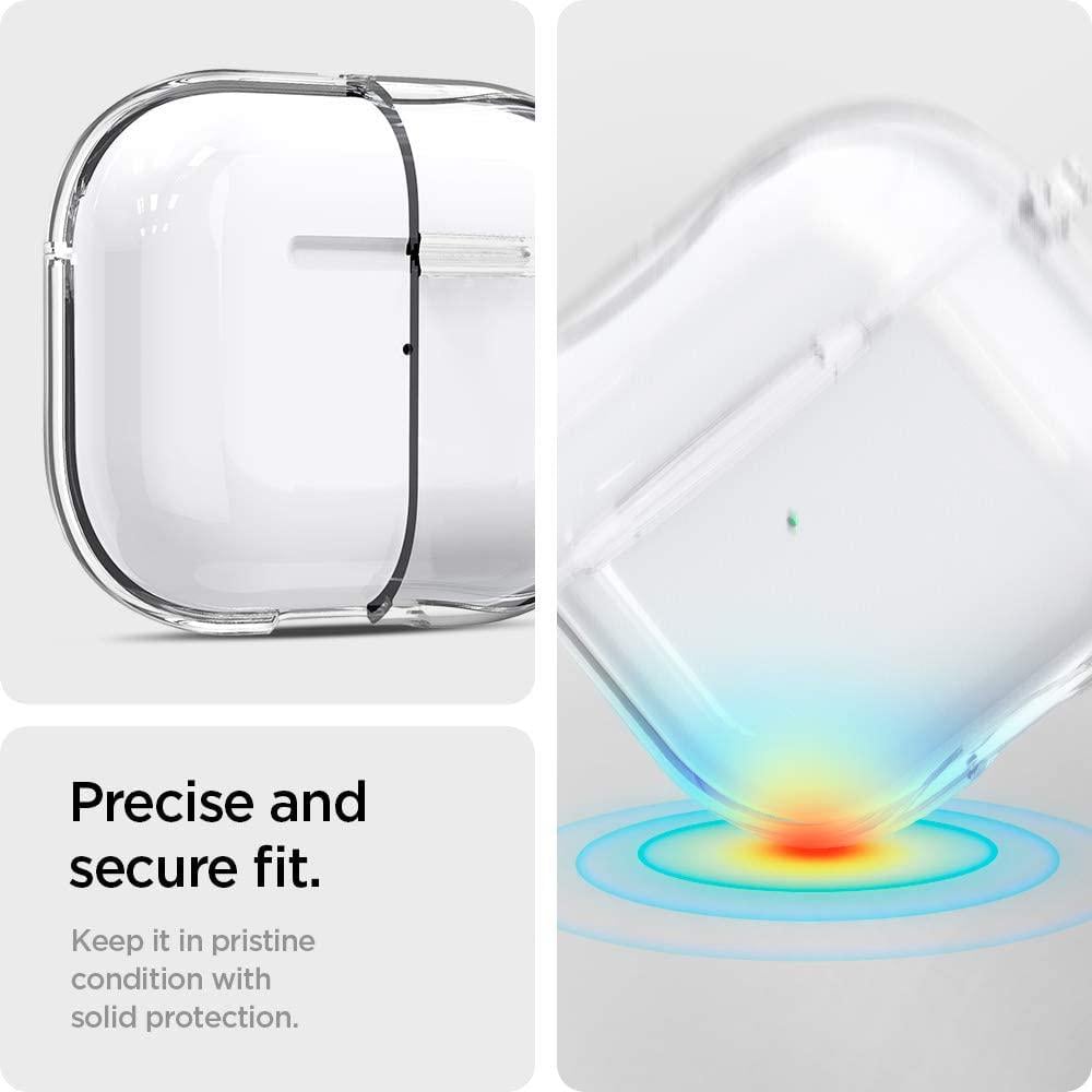 Чохол для навушників Spigen Ultra Hybrid для Apple AirPods 3 Прозорий (ASD01981) - фото 5