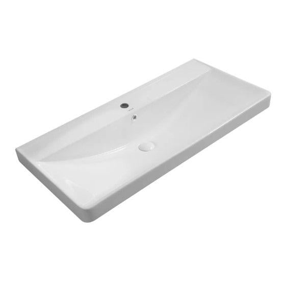 Раковина меблева MIXXUS PREMIUM STYLE-1504 з отвором під змішувач та переливом 1000х480х190 мм (MP6501)