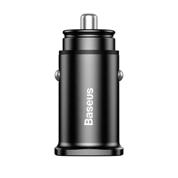 Зарядное устройство для Baseus Square Metal QC 3.0 30W 2USB Черный - фото 3 Зарядное устройство для Baseus Square Metal QC 3.0 30W 2USB Черный - фото 3