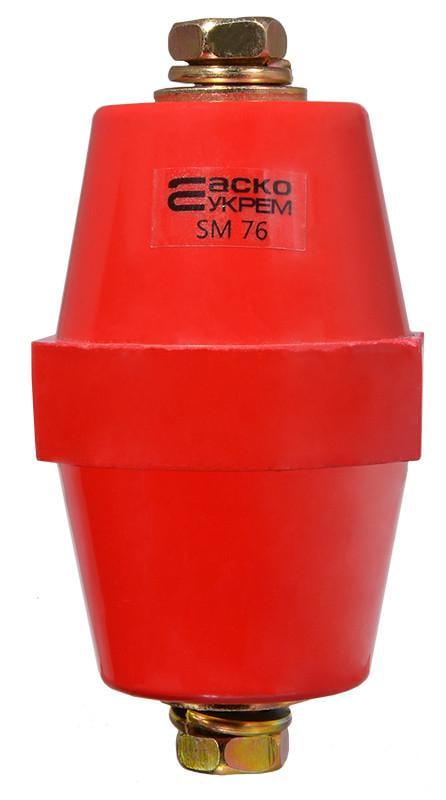 Изолятор-держатель силовой шины АСКО-Укрем SM76 25 кВ 76 мм М10 с болтом (A0150100006) Изолятор-держатель силовой шины АСКО-Укрем SM76 25 кВ 76 мм М10 с болтом (A0150100006)