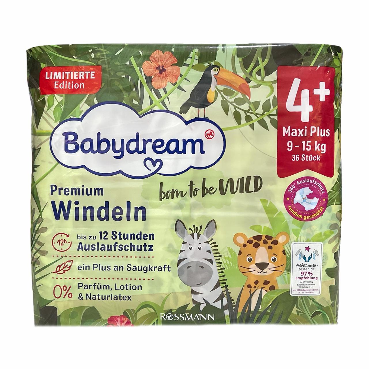 Підгузки Babydream Premium 4+ Maxi Plus 9-15 кг 36 шт. (2734368700) - фото 1 Підгузки Babydream Premium 4+ Maxi Plus 9-15 кг 36 шт. (2734368700) - фото 1