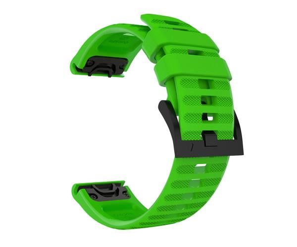 Ремешок Silicone Across Strap для смарт-часов Garmin Forerunner 745/935/945/955 22 мм Зеленый