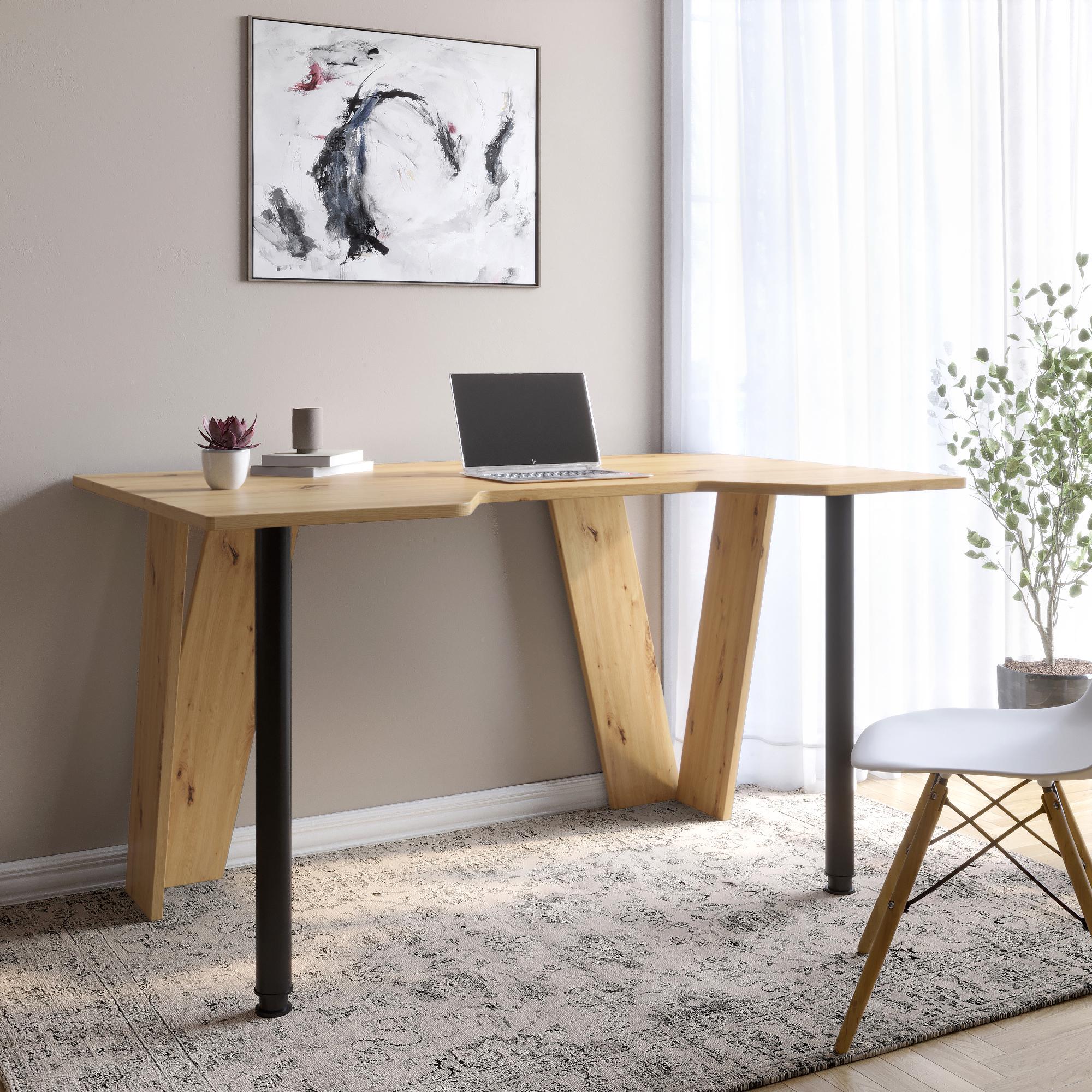 Стол компьютерный Квест 1500x900x745 мм Дуб Артизан Стол компьютерный Квест 1500x900x745 мм Дуб Артизан