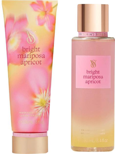 Подарунковий набір Victoria's Secret Bright Mariposa Apricot спрей 250 мл/лосьйон 236 мл