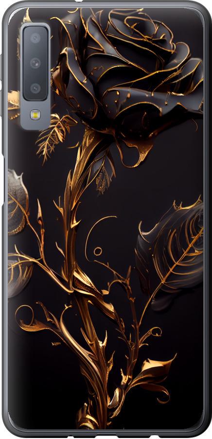 Чехол на Samsung Galaxy A7 (2018) A750F Роза 3 (5552u-1582-42517)
