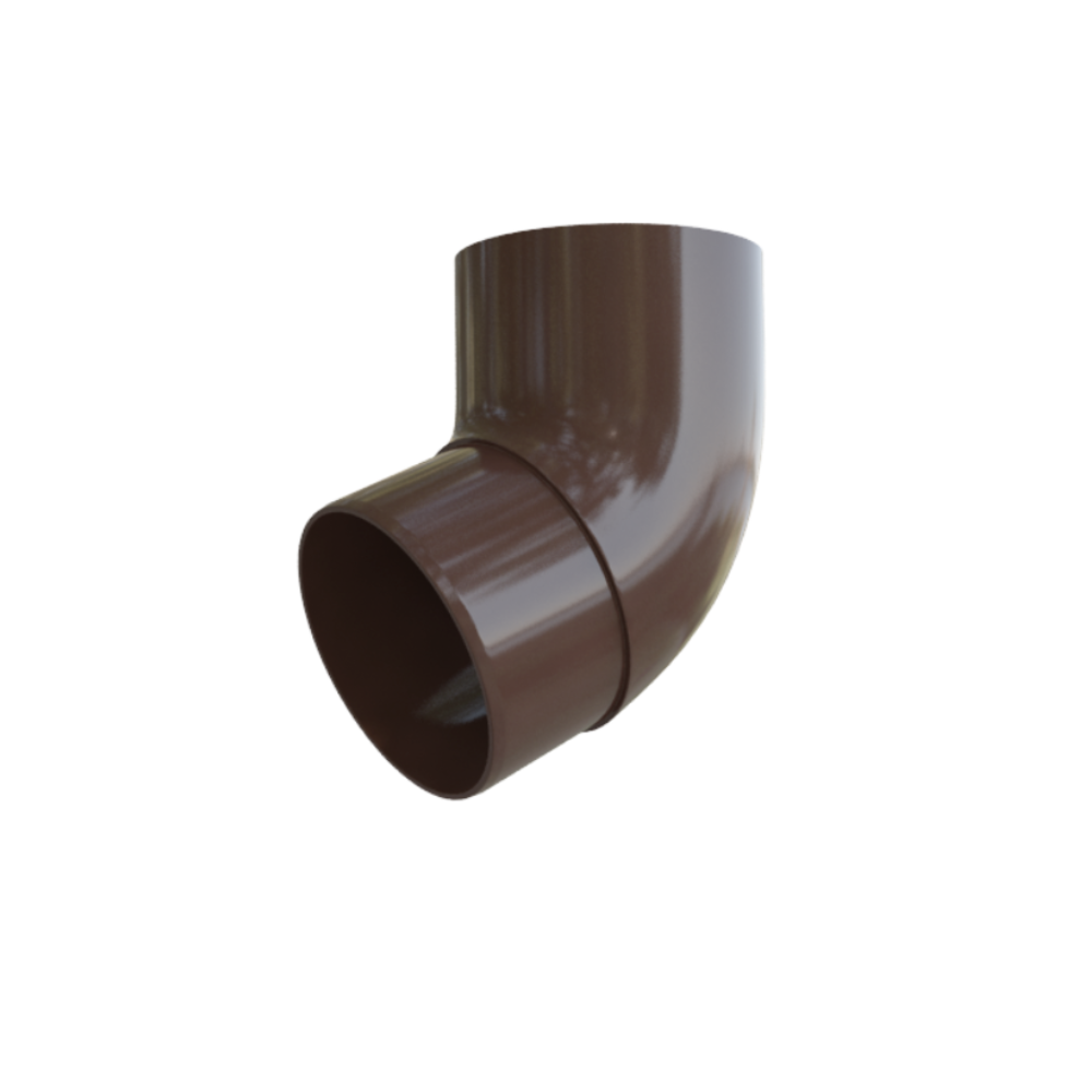 Колено трубы Alta Profil 125 система 67° ⌀ 95 Однофтево Коричневый (18169709)