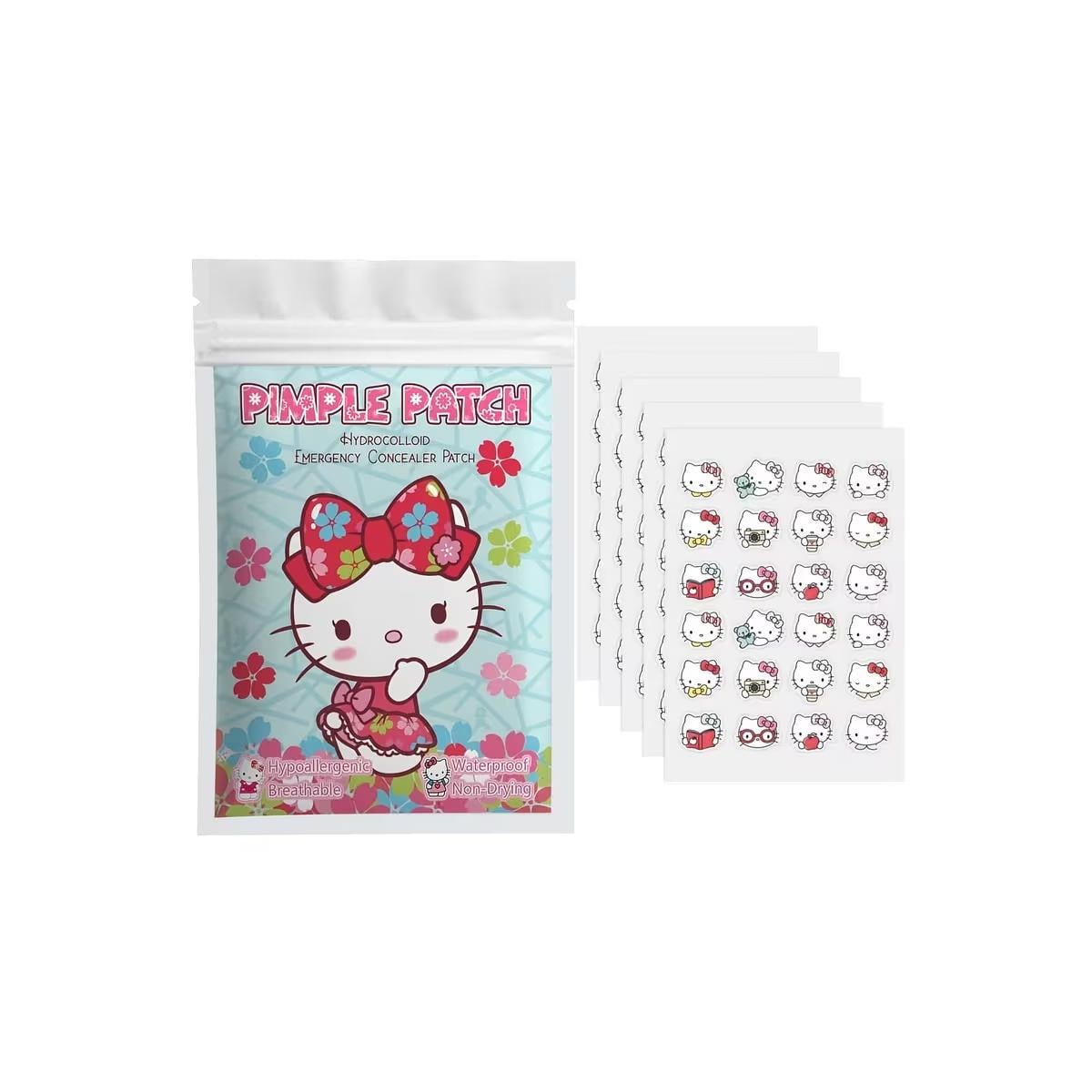 Пластыри гидроколоидные от прыщей Hello Kitty одноразовые 120 шт. Разноцветный (35481972)