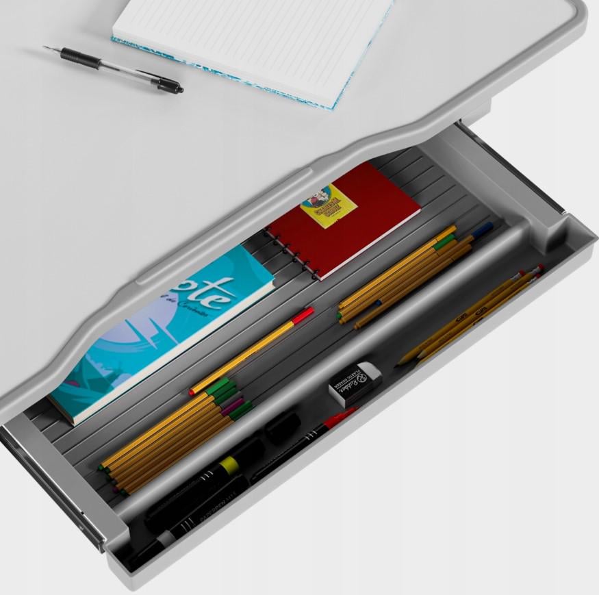 Стіл ергономічний дитячий Mark Adler Study 3.0 Grey - фото 12 Стіл ергономічний дитячий Mark Adler Study 3.0 Grey - фото 12