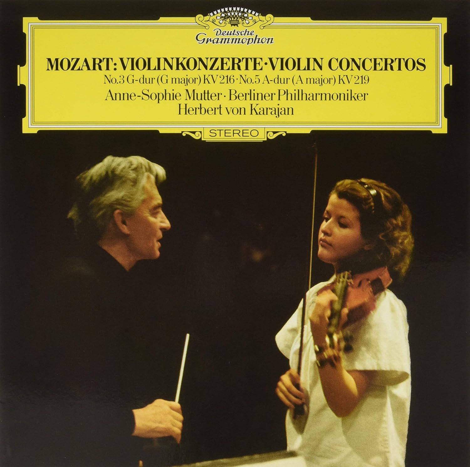 Виниловая пластинка Anne-Sophie Mutter - Mozart: Violin Concertos 3&5 LP (25491458)