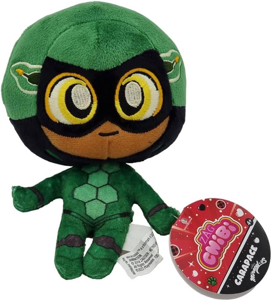 Мягкая игрушка Miraculous Chibi Carapace Plush Toy Tales Of Ladybug And Cat Noir 15 см (2651835459)
