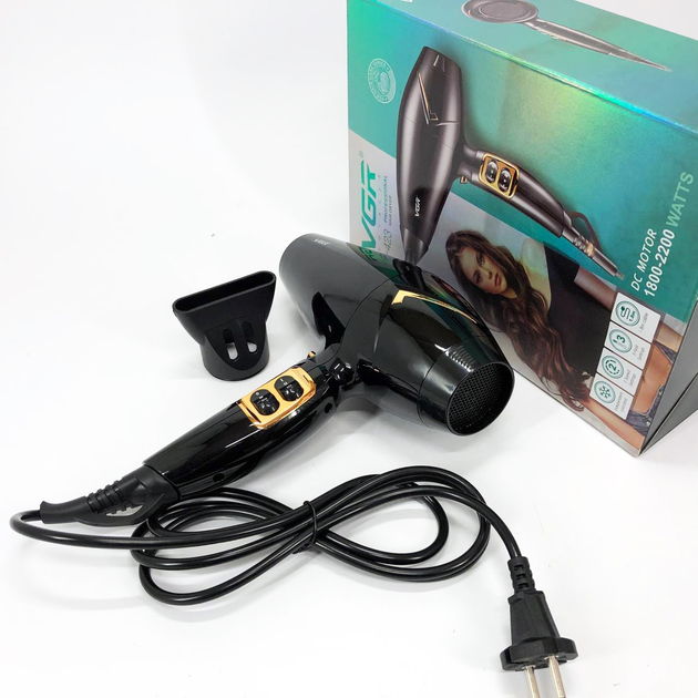 Фен VGR V-423 2200 Вт іонізація/холодний обдув/насадка-концентратор (ML-04821) - фото 5 Фен VGR V-423 2200 Вт іонізація/холодний обдув/насадка-концентратор (ML-04821) - фото 5