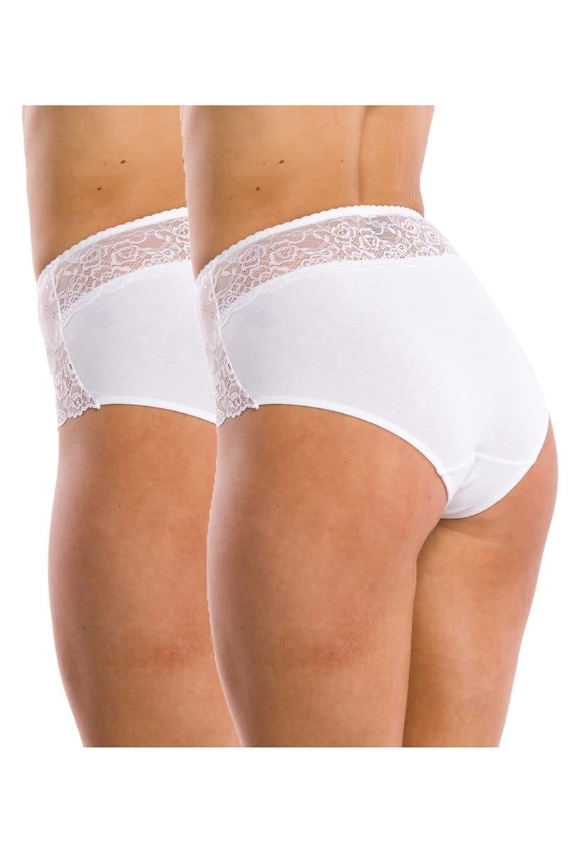 Трусики-шортики Key р. 7/3XL 2 шт. Белый (77496)