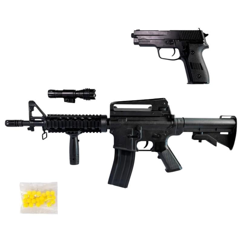 Детская винтовка с пистолетом Vigor пластиковая с аксессуарами (9903)