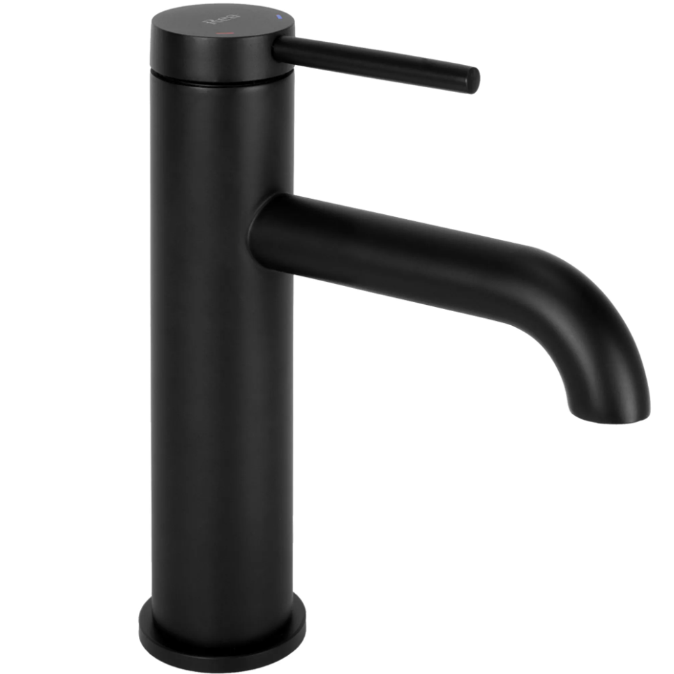 Смеситель для умывальника CUBO REA SPOT BLACK REA-B2012 однорычажный Черный (134583)