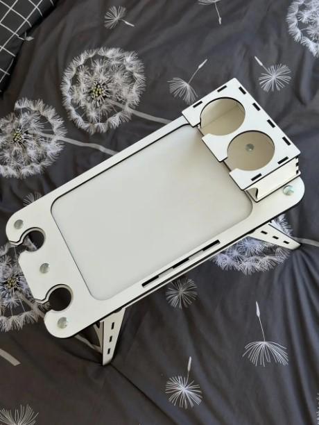 Столик багатофункціональний 58х28 см Білий (019ст) - фото 7 Столик багатофункціональний 58х28 см Білий (019ст) - фото 7