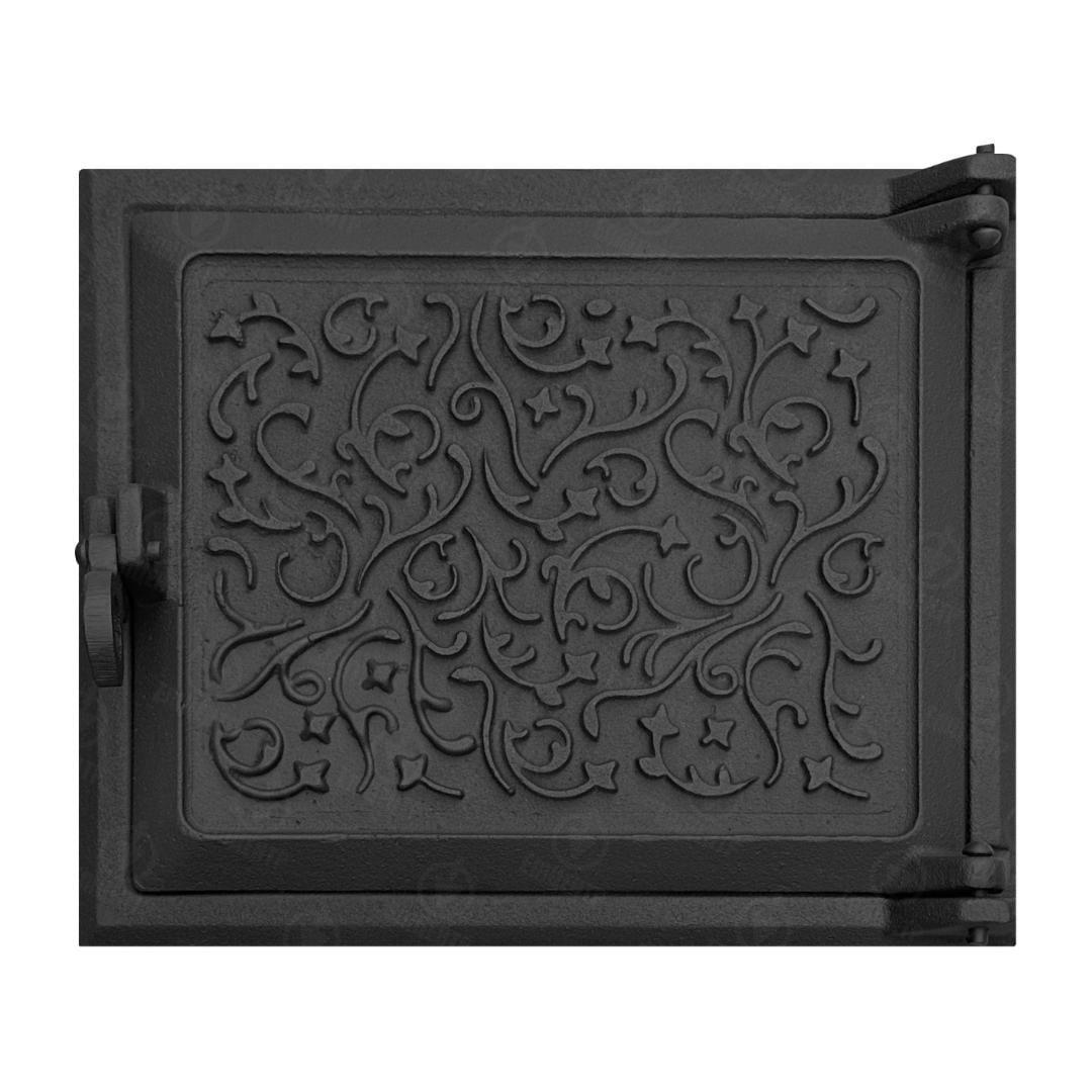 Дверцята чавунні для печі Павутинка ВД-ЯП 280х235 мм