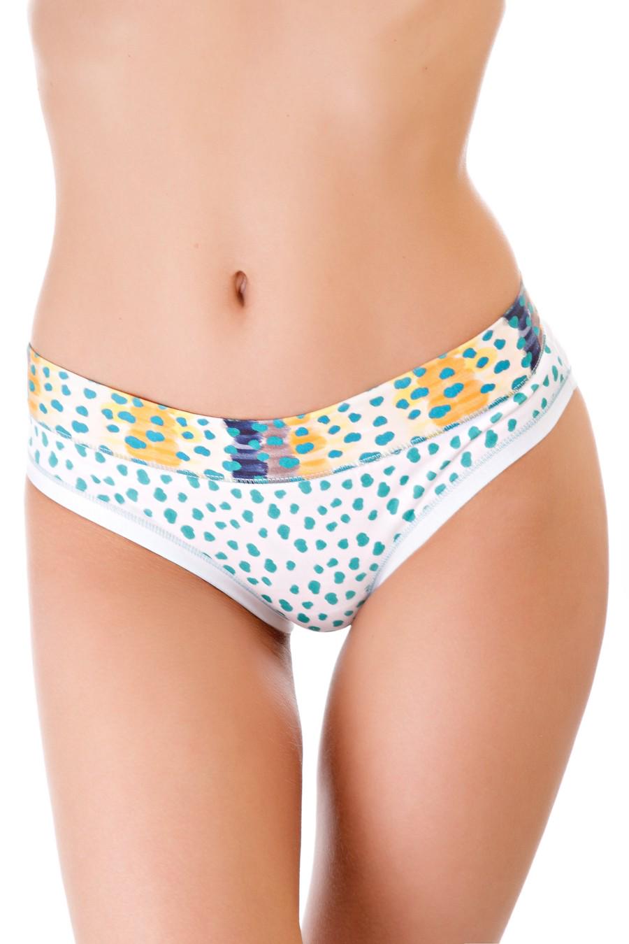 Трусики слип Emy р. 4/L Бело-бирюзовый (71522)