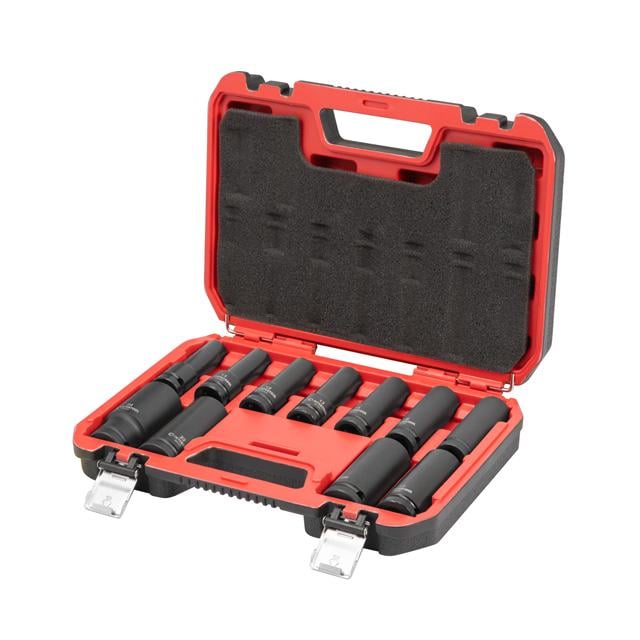 Набор головок ударных удлиненных 1/2" 11 ед./10-24 мм Набор головок ударных удлиненных 1/2" 11 ед./10-24 мм