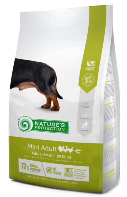 Корм для собак Nature's Protection Mini Small breeds 0,5 кг - фото 3 Корм для собак Nature's Protection Mini Small breeds 0,5 кг - фото 3