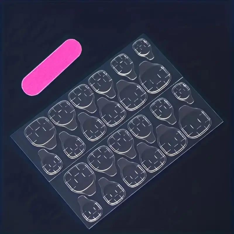 Накладные ногти c сердечками миндаль с клеевыми пластинами 24 шт. Молочный с красным - фото 9 Накладные ногти c сердечками миндаль с клеевыми пластинами 24 шт. Молочный с красным - фото 9