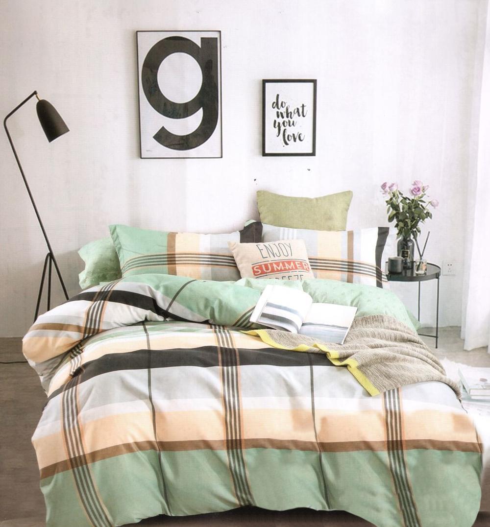 Комплект постельного белья Home comfort полуторный простынь на резинке хлопок 9983051 SN (DR010325)