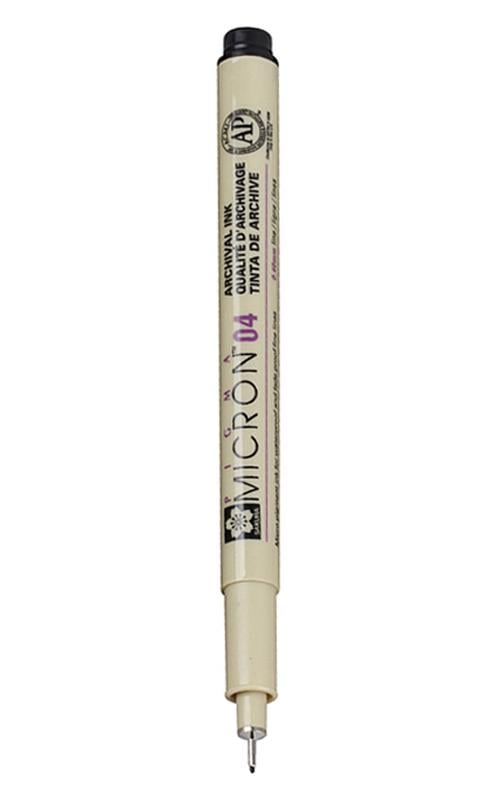 Ручка капиллярная Sakura Pigma Micron 0,4 мм (fd-9-04)