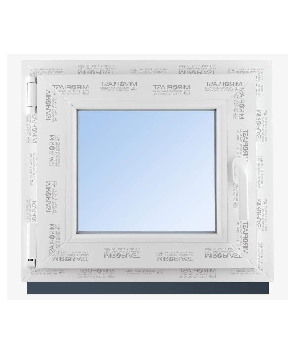 Вікно металопластикове поворотно-відкідне WDS Miroplast з однокамерним склопакетом 600х500 мм 4-16-4En)