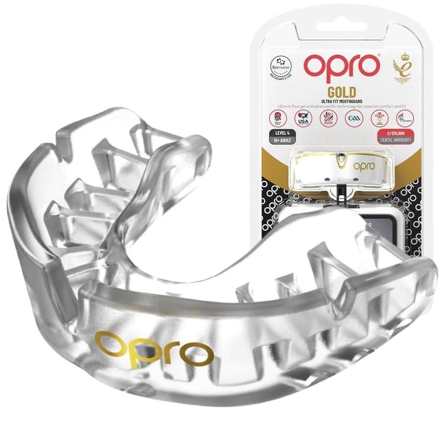 Капа OPRO Gold дитяча вік до 10 р. Clear (Gold Jr Clear)